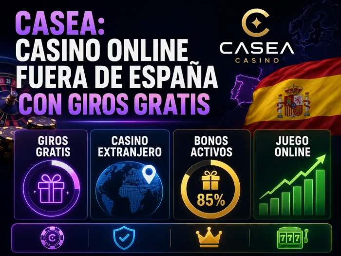 Casea: casino online fuera de España con giros gratis